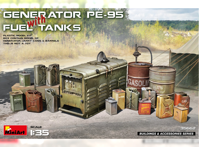 Сборная модель Generator Pe-95 With Fuel Tanks