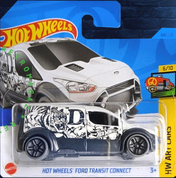 FORD Transit Connect Hot Wheels , white