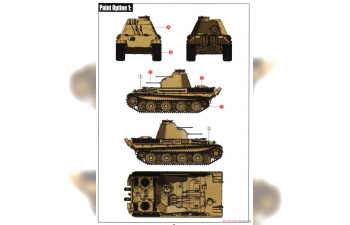 Сборная модель Panther G 20mm Flakvierling auf Fahrgestell