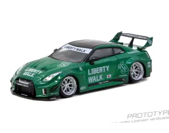 NISSAN GT-R (R35) LB Super Silhouette (2026), emerald green