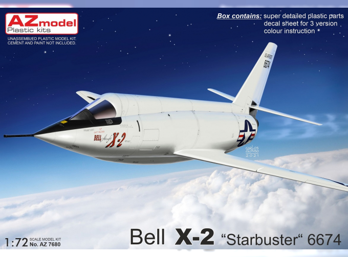 Сборная модель Bell X-2 „Starbuster“ 6674