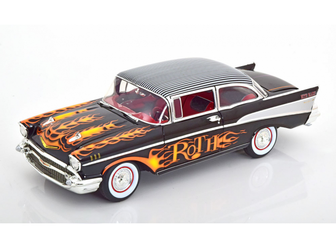 CHEVROLET Bel Air Big Daddy Ed Roth (1957), black yellow silver