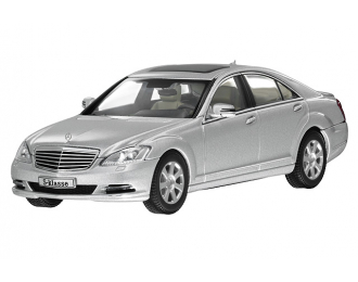 MERCEDES-BENZ S-Class W221 (2009), silver iridium