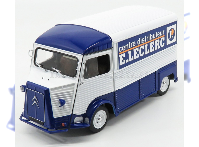 CITROEN Type-hy Van Centre Distributeur E-leclerc (1969), White Blue