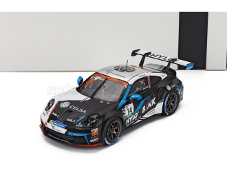 PORSCHE 911 992 Gt3 Cup №14 Winner Race 1 Porsche Cup Oschersleben (2024) Roberto De Haan, White Black