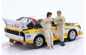 AUDI Sport Quattro S1 E2 4th Rallye Monte Carlo Walter Röhrl, Christian Geistdörfer (1986)