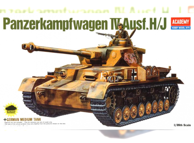 Сборная модель Танк GERMAN PANZER IV H/J