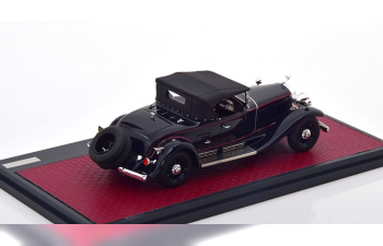 CADILLAC V-16 452 Roadster Fleetwood closed (1930), dark blue red