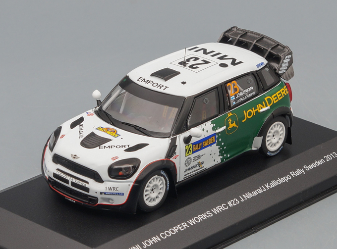 MINI John Cooper Works WRC #23 J.Nikara/J.Kalliolepo "John Deere" Rallye Sweden (2013)