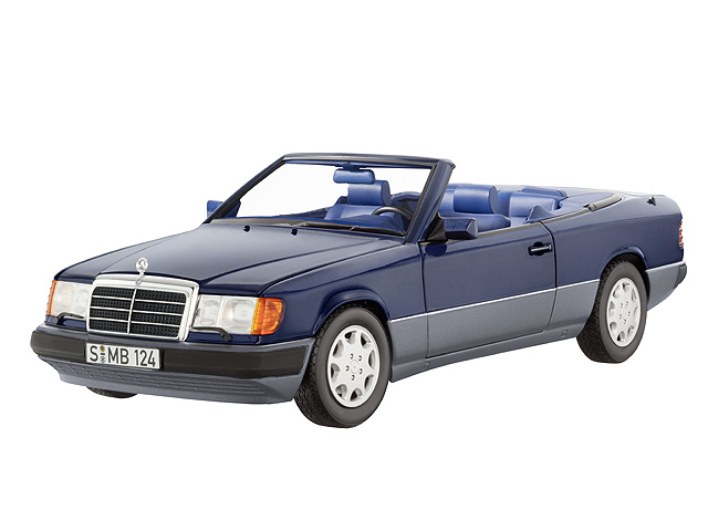 MERCEDES-BENZ 300CE-24 Convertible A124 (1992-1993), blue nautik