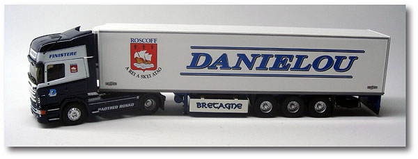 SCANIA Serie R NEW TOPLINE с полуприцепом-рефрижератором "DANIELOU" 2014
