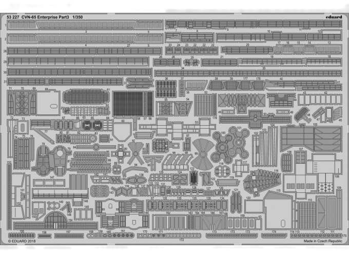 1/700 Фототравление для CVN-65 Enterprise pt.3