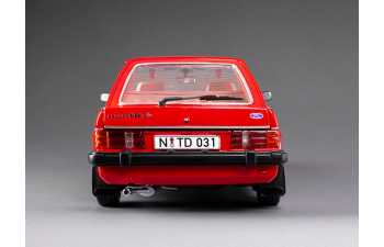 FORD Escort Mark III Ghia (1983), sunburst red 
