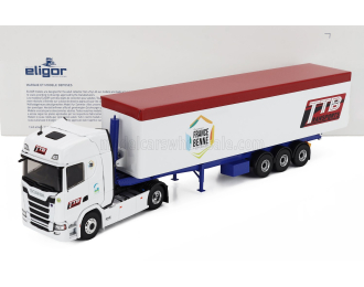 SCANIA S500 Truck Cassonato Ttb Transports (2024), White