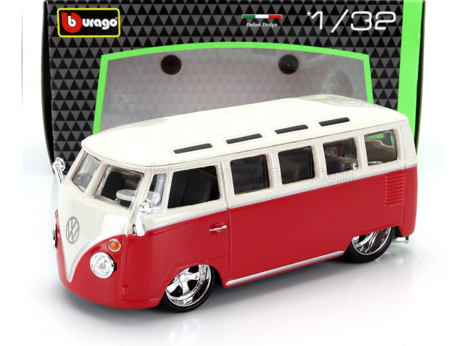 VOLKSWAGEN T1 Samba Minibus Custom (1967), Red White