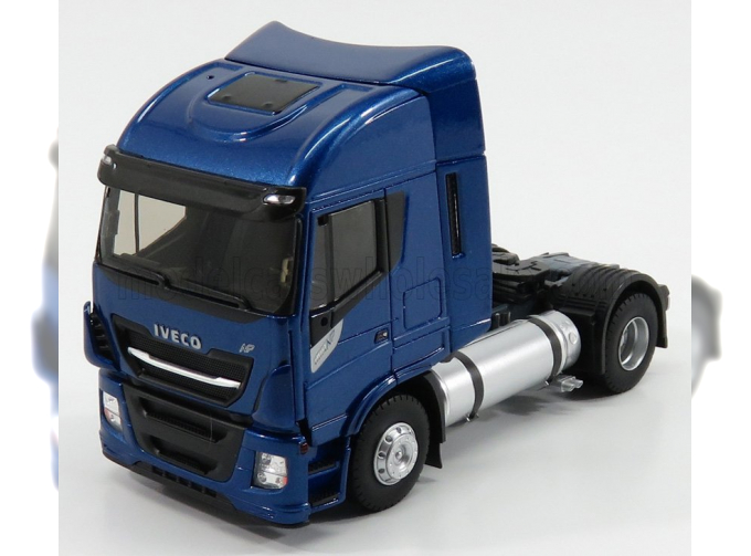 IVECO FIAT STRALIS 460NP TRACTOR TRUCK 2-ASSI (2015) - EXCLUSIVE CARMODEL, BLUE MET