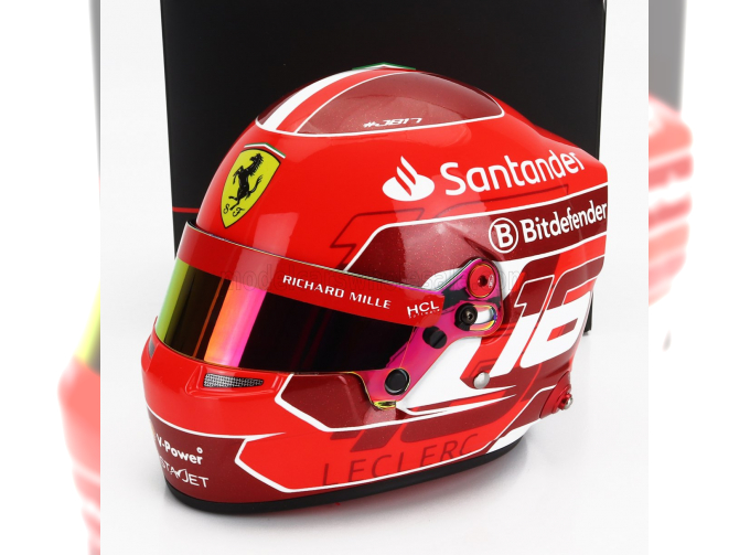 BELL HELMET Casco Helmet F1 Charles Leclerc Team Ferrari (2024), Red