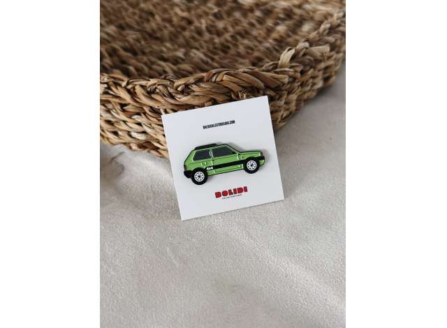 Значок Pin Fiat Panda 4x4, mint green
