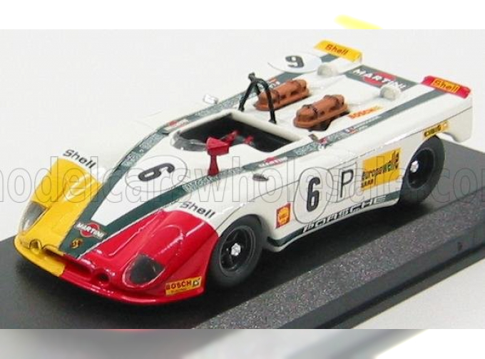 PORSCHE 908 Flunder N 6 Spa 1970 Larrousse - Lins, White Red Yellow