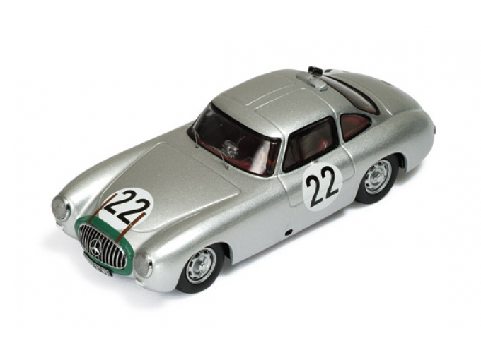 MERCEDES-BENZ 300SL n.22 K.Kling-H.Klenk Le Mans (1952), серебристый