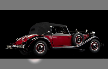 HORCH 853 (1937), two-tone finish red / black