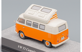 VOLKSWAGEN T1 Camping (кемпер) 1958, orange / beige