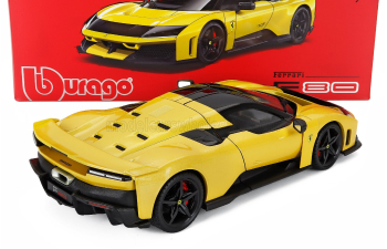 FERRARI F80 2024 - Black Wheels, Giallo Tristrato - Yellow Met
