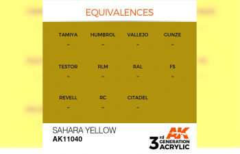 Краска акриловая 3rd Generation Sahara Yellow 17ml