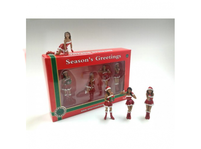 FIGURES 4 X Christmas Girl - Season's Greetings, Figures