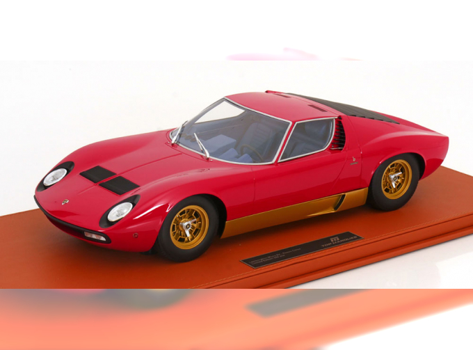 LAMBORGHINI Miura SV, red golden