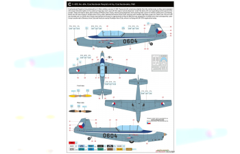 Сборная модель Zlín Z-326/C-305 Trenér Master ProfiPACK