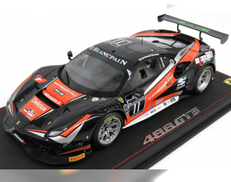 FERRARI 488 Gt3 Kessel Racing №11 Blancpaint Gt Series (2016) M.Broniszewski - G.Piccini, Black Orange