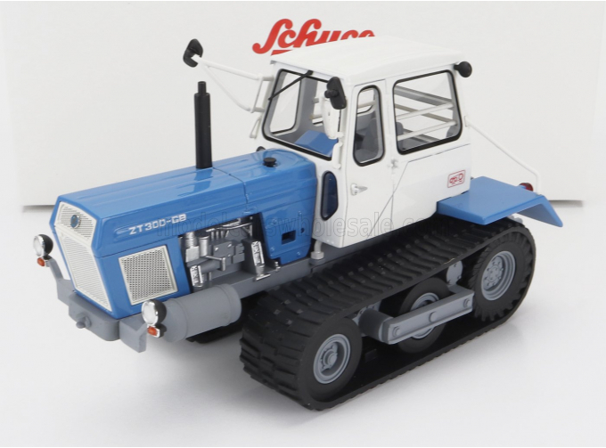 FORTSCHRITT Zt 300-gb Tractor Cingolato (1965), Blue Beige