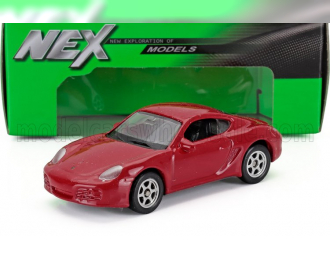 PORSCHE Cayman S Coupe (2005), red