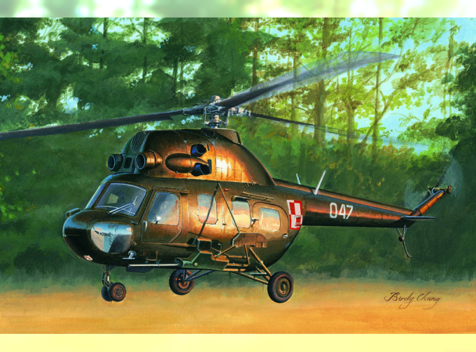 Сборная модель Вертолет Mil mi-2US Hoplite gunship variant