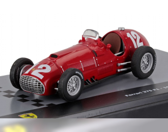 FERRARI F1 375 №12 Season (1951) Jose Froilan Gonzales - Con Vetrina - With Showcase, Red