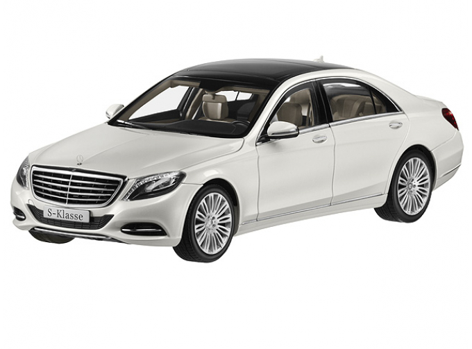 MERCEDES-BENZ NEW S-class W222 (2013), white diamond bright