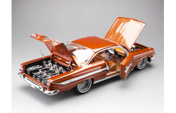 CHEVROLET Impala Cabriolet Hard top Lowrider (1961), orange