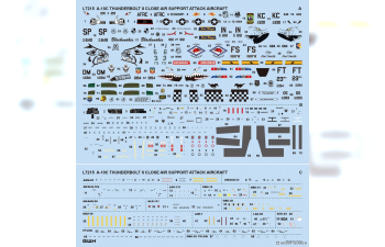 Сборная модель американский штурмовик A-10C Thunderbolt II