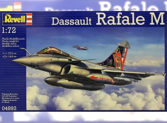 Сборная модель Французский истребитель Dassault Rafale M