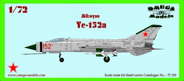 Сборная модель Самолет Mikoyan Ye 152A