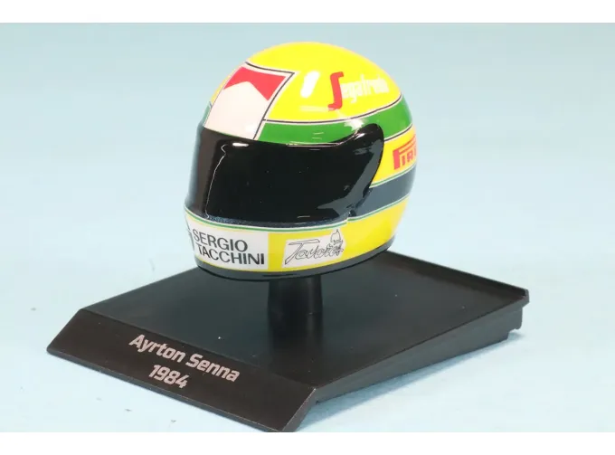Mini Helmet Toleman TG183B / Toleman TG184 Ayrton Senna (1984)