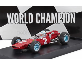 FERRARI F1 158 N2 World Champion Winner Italy Gp 1964 John Surtees (1964) - With Driver Figure, Red