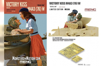 Сборная модель Victory Kiss M4A3 (76)W Limited Edition