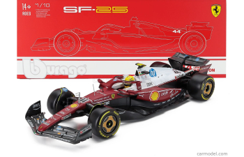 FERRARI F1 Sf-25 Team Scuderia Ferrari Hp № 44 Monza Italy Gp 2025 Lewis Hamilton - Niki Lauda 50th Anniversary World Champion, Red White