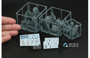 3D Декаль интерьера кабины для Суххой-30СМ (Звезда) (с 3D-печатными смоляными деталями)