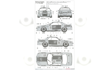 Сборная модель NISSAN Skyline Gt-r (r32) Gr.a Team Bp N11 Racing (1993)