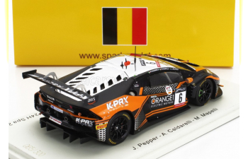 LAMBORGHINI Huracan Gt3 Evo Team Orange 1 Kpax Racing №6 24h Spa (2022) J.Pepper - A.Caldarelli - M.Mapelli, Orange Black