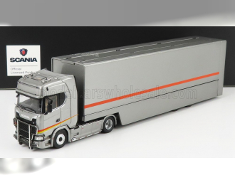 SCANIA S730 V8 Truck Car Transporter (2017), Grey Met