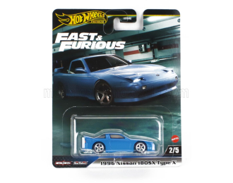 NISSAN 180sx Type-x Coupe (1996) - Fast & Furious, Blue Met